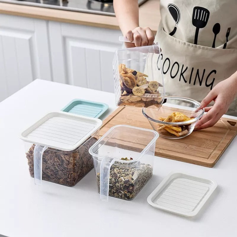 Contenedor organizador de alimentos para refrigerador