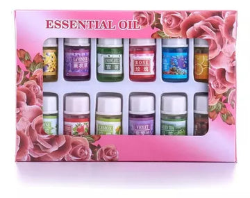 Set 12 Aceites Esenciales Aromaterapia