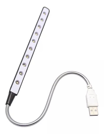 Lámpara flexible notebook usb