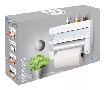 Dispensador de papel para cocina 4 en 1