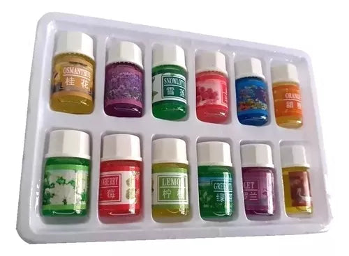 Set 12 Aceites Esenciales Aromaterapia