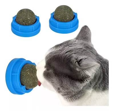 Bola de hierba adhesiva para Gatos