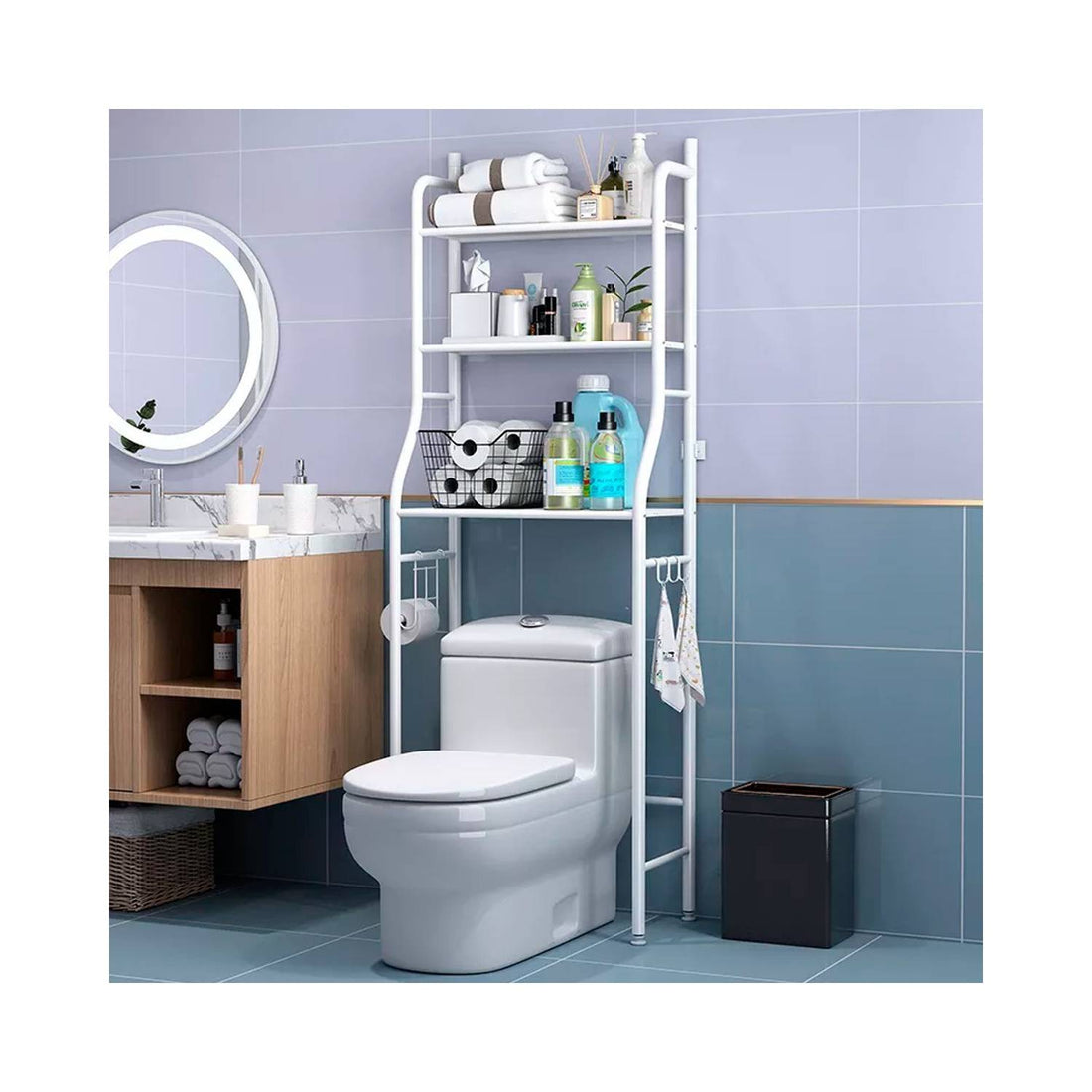 Estante organizador para baño