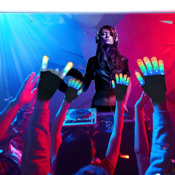 Guantes con dedos LED - Tienda Mish!