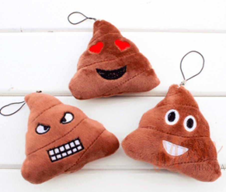 Peluches de Emoji Poop 18,5 cm - Tienda Mish!